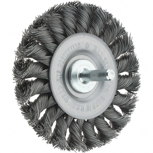 Tru-Maxx 88568 Wheel Brush: 3-1/4" Wheel Dia, Knotted Image