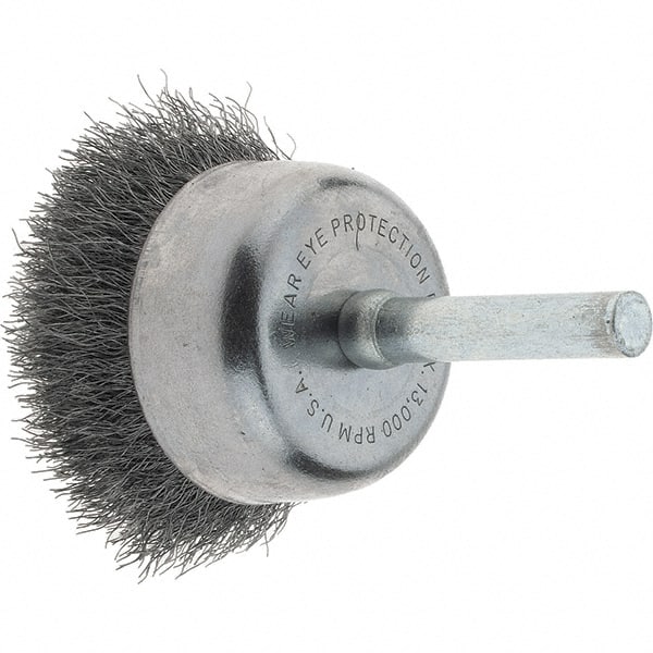 Hawk Super Heavy Duty Cup Wire Brush Brass Coated With 1/4 Shank For Metal  Polishing Surface, Removal Burrs, Etc