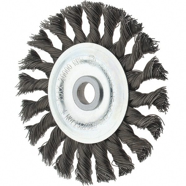 Tru-Maxx 88505 Wheel Brush: 4" Wheel Dia, Knotted Image