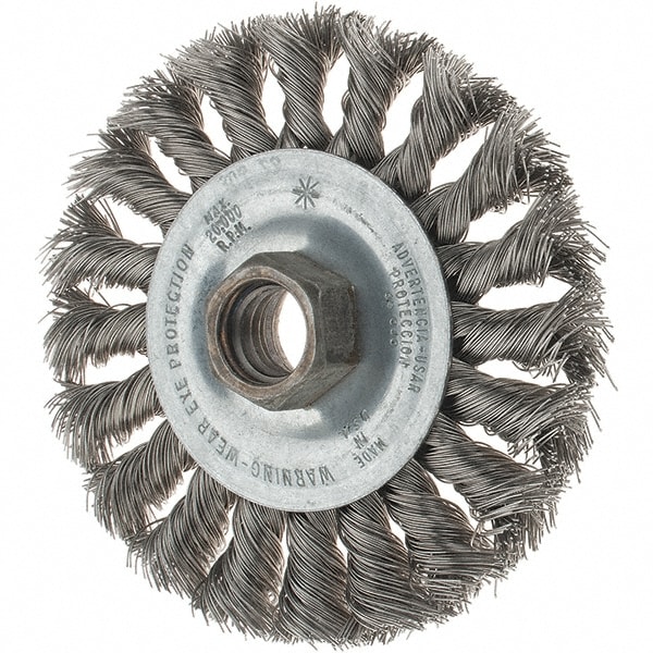 Tru-Maxx 88541 Wheel Brush: 4" Wheel Dia, Knotted Image