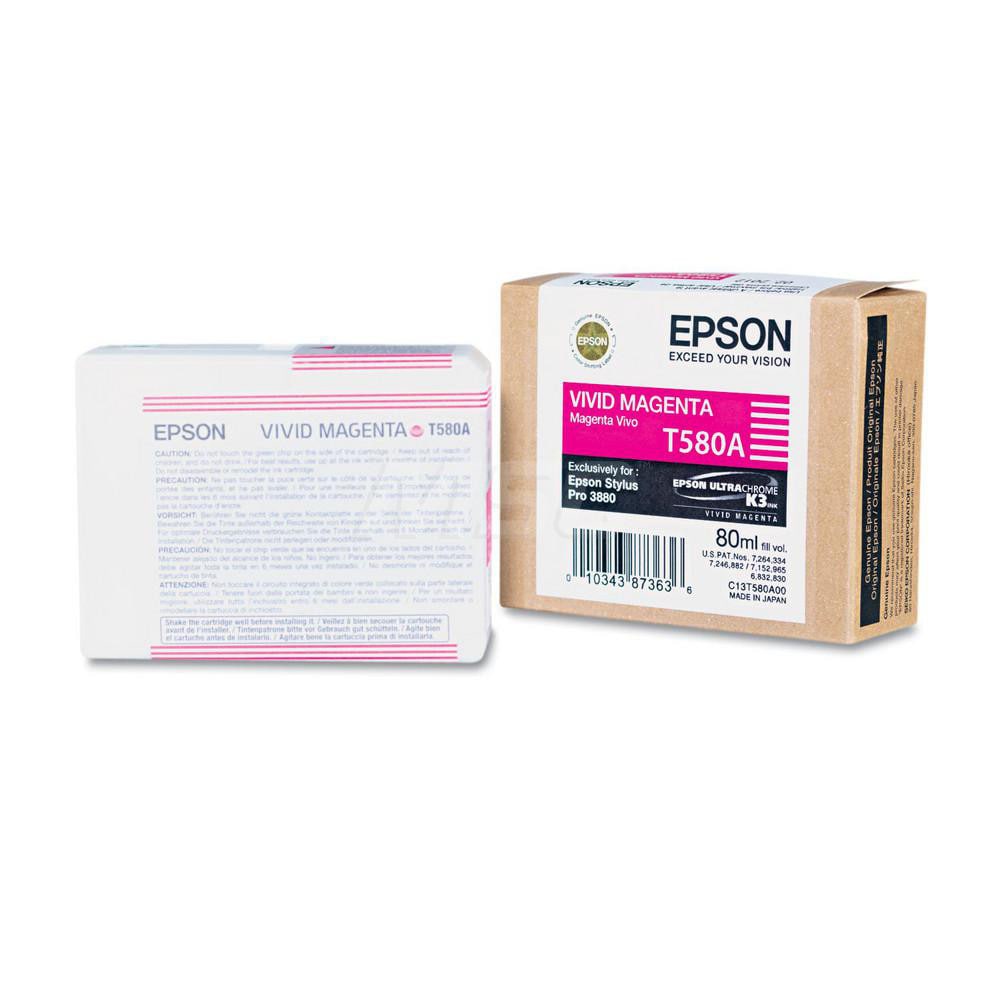 Epson - T580a00 Ultrachrome K3 Ink, Vivid Magenta | MSC Direct