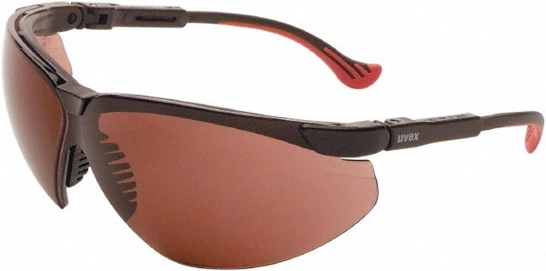 Safety Glass: Anti-Fog & Scratch-Resistant, Polycarbonate, Gray Lenses, Full-Framed, UV Protection