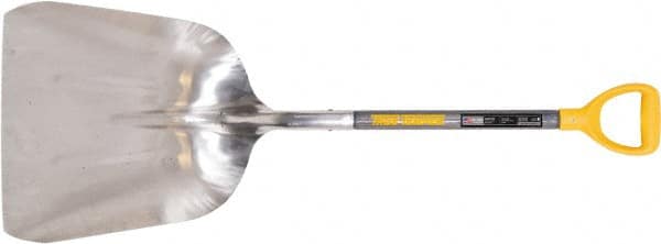 AMES TRUE TEMPER 1681400 Scooping Shovel: Aluminum, Square, 19.25" Blade Length 