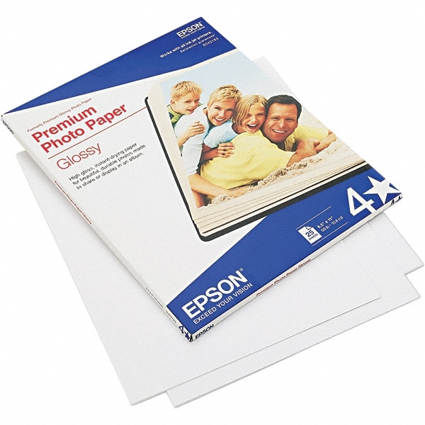 Epson Epson® Premium Photo Paper 68 Lbs High Gloss 8 12 X 11 25 Sheetspack Msc 4143