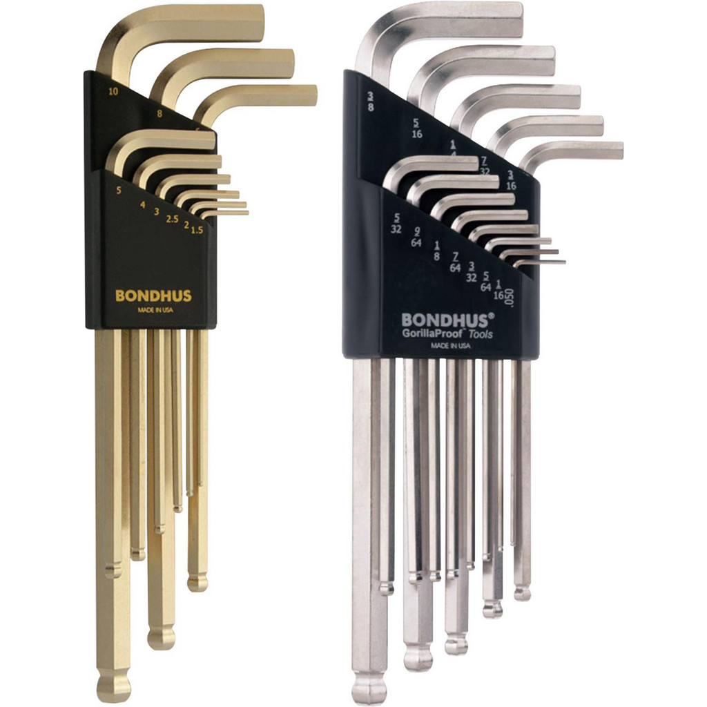 Goldguard Bondhus - Hex Key Sets: Tool Type: GoldGuard & BriteGuard Plated Ball ...