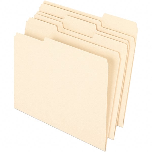 Legal Manila Box of 100 Top Tab Straight Cut Pendaflex 753 File Folders 