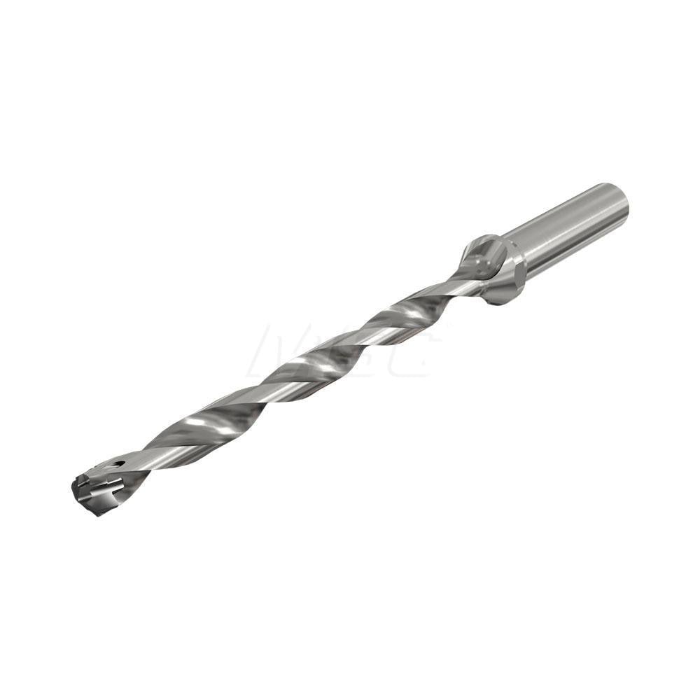 Iscar 3323749 Replaceable Tip Drill: 0.374 to 0.39 Drill Dia, 4.56" Max Depth, 0.5 Straight-Cylindrical Shank Image