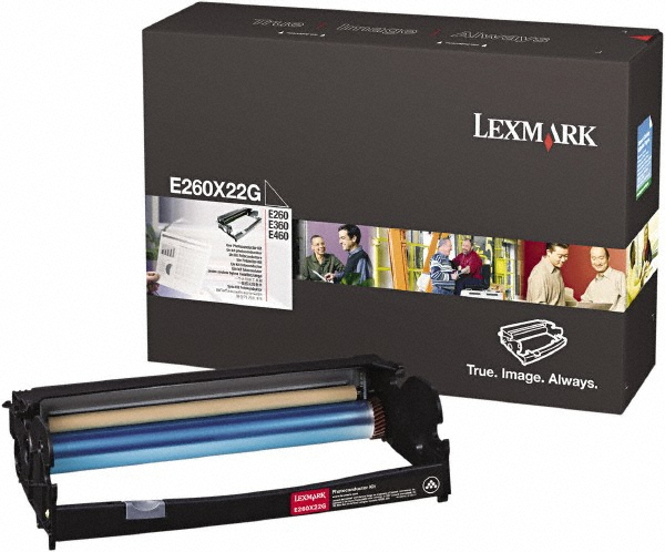 Lexmark Photoconductor Kit: Cyan - Use w/ Lexmark E260, E360, E460, X264, X36x, X46x & E462dtn | Part #LEXE260X22G