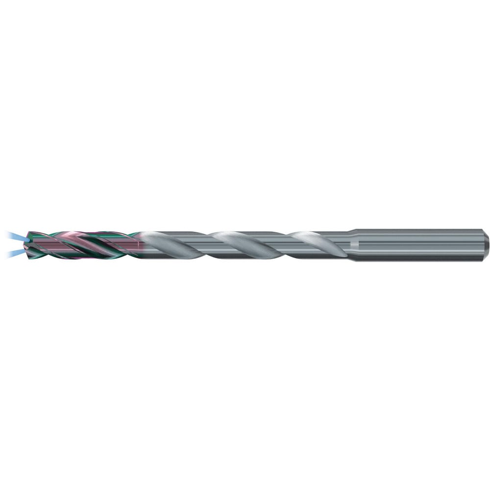 Taper Length Drill Bit: Series EF-DRILL, 8.6 mm Dia, 135 ° Point, Solid Carbide