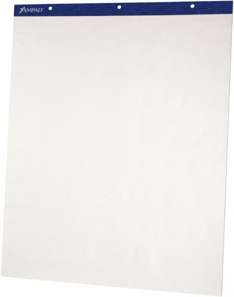 Flip Charts, Unruled, 27 x 34, White, 50 Sheets, 2/Pack, Flip Chart Easel