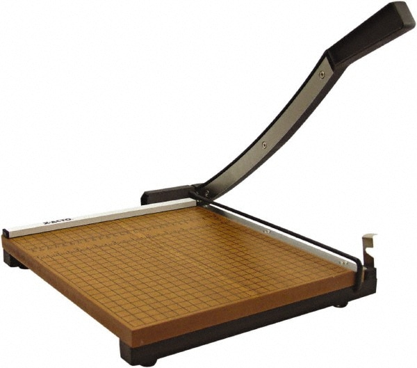 Square Commercial Grade Wood Base Guillotine Trimmer, 15 Sheets, 15 Square Commercial Grade Wood Base Guillotine Trimmer, 15 Sheets, 15