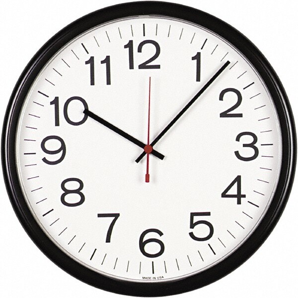 UNIVERSAL - White Face, Dial Wall Clock | MSC Industrial Supply Co.