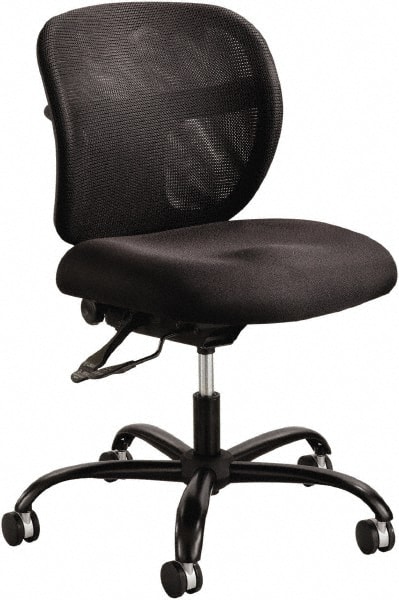 Task Chair: Polyester, Black