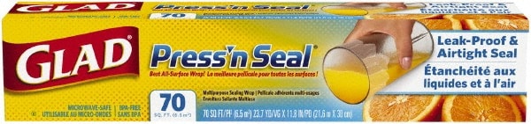 Glad Press'n Seal Plastic Food Wrap, 70 Square Feet, 1 Ea