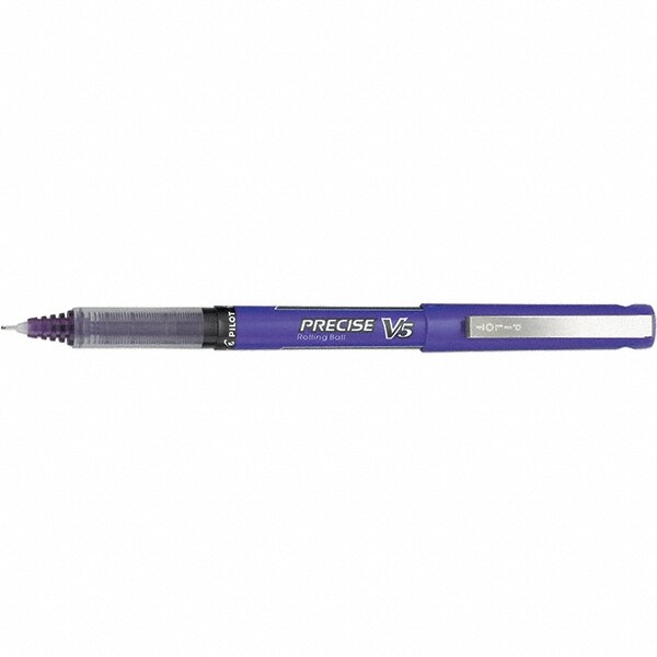 Roller Ball Pen: Precision Tip, Purple Ink