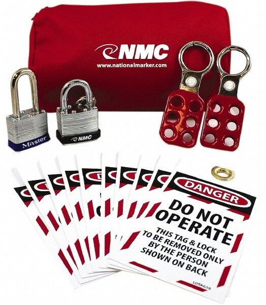 5 Piece Lockout Tagout Kit