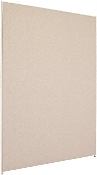 Fabric Panel Partition: 48" OAW, 72" OAH, Gray