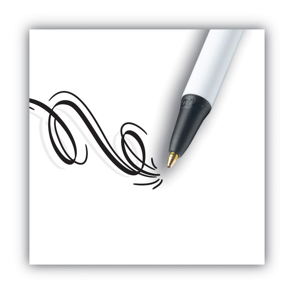 Bic - Ball Point Pen: Conical Tip, Black Ink | MSC Industrial Supply Co.