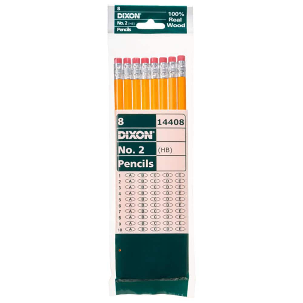 TICONDEROGA - Graphite Pencil: #2HB Tip, Black - 32439812 - MSC Industrial  Supply