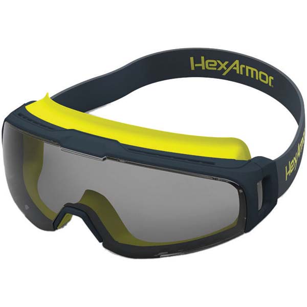 HexArmor® Safety Goggles Chemical Splash, AntiFog & Scratch
