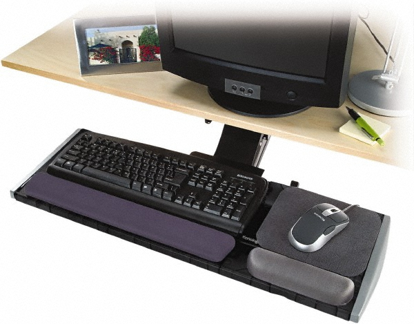 Kensington Office Machine Supplies Keyboard Platform Silver  Use w Keyboard  Part KMW60718