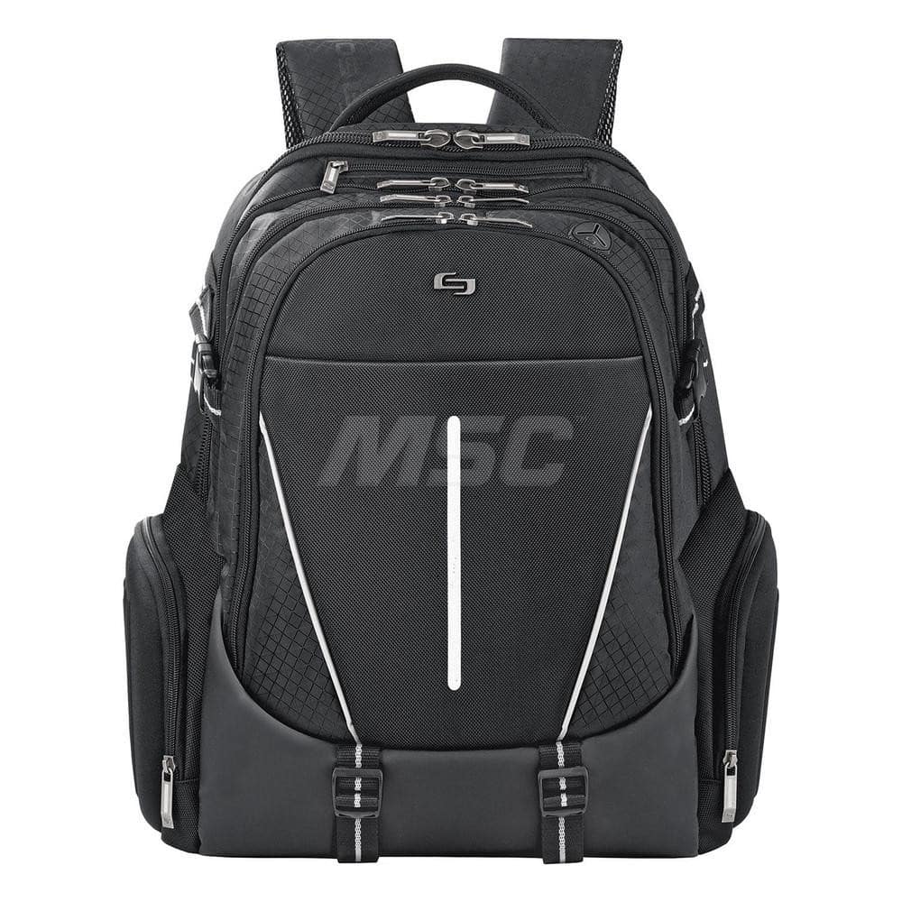 Backpack: 15-1/2" Wide, 7.5" Deep, 19-1/4" High