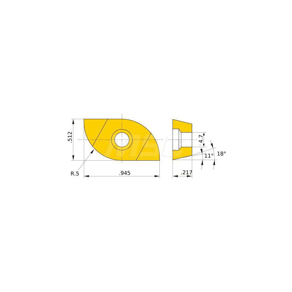 Milling Insert: SRM216C, MP6120, Solid Carbide