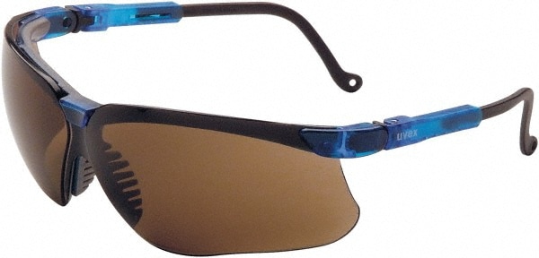Safety Glass: Anti-Fog & Scratch-Resistant, Polycarbonate, Espresso Lenses, Full-Framed, UV Protection