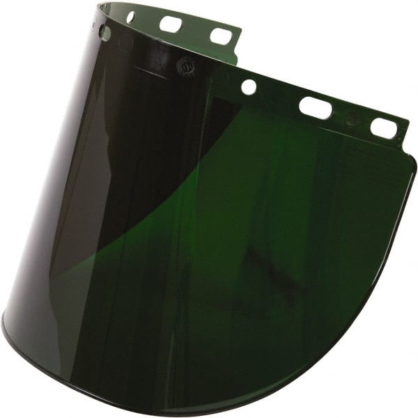 Fibre-Metal 4178IRUV5BP Face Shield Windows & Screens: Replacement Window, Green, 5, 8" High, 0.06" Thick 