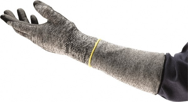 Series 11-270 Cut & Puncture-Resistant Sleeves: Size Universal, Nylon, Gray, ANSI Cut A2