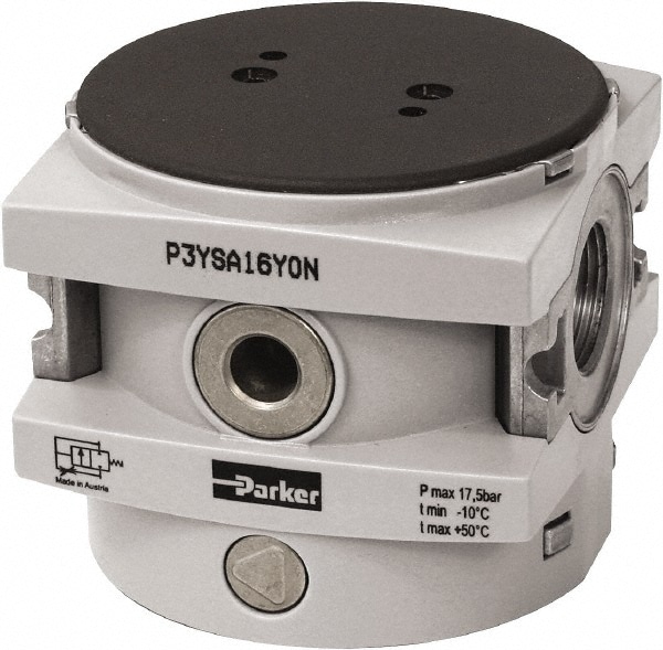 Parker P3YSA98Y0N FRL Air Pilot Soft Start Valve: 1" Port, Use with Parker P3Y Filter, Regulator & Lubricator Image