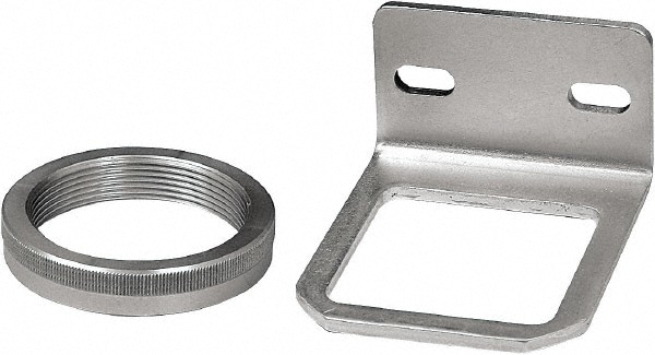 Parker P3YKA00MS FRL Mounting Bracket: Metal (Lock Ring), Use with Parker P3Y Regulator & Filter/Regulator Image