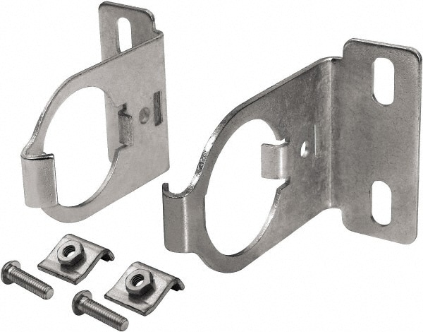 Parker P3YKA00CW FRL L Mounting Bracket: Use with Parker P3Y Filter, Regulator & Lubricator Image