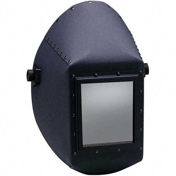 Welding Helmet: Black, Vulcanized Fiber, Shade 10