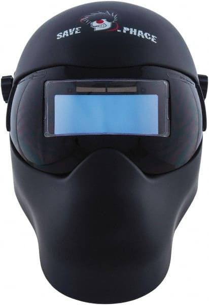 Save Phace 3010288 Welding Helmet: Black, Nylon, Shade 3 to 10, Non-Adjustable Adjustment 