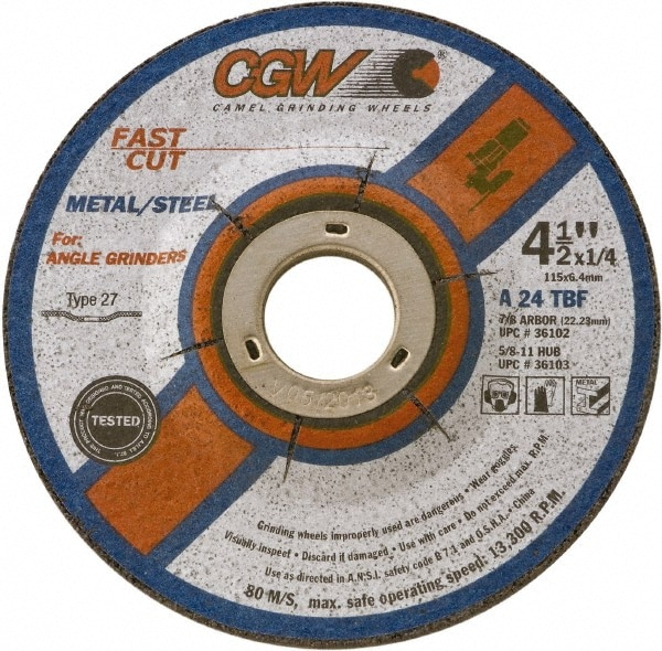 Camel Grinding Wheels - 24 Grit, 4-1/2