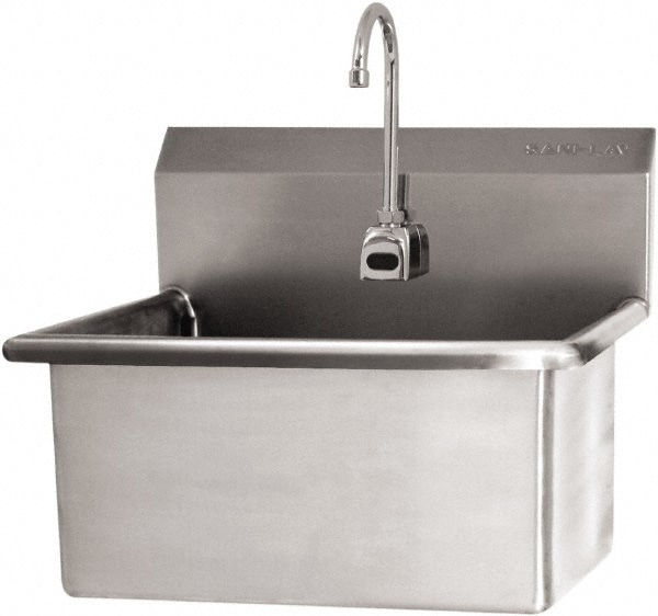 Stainless Steel Single Wide Scrub Sink (wall mount)