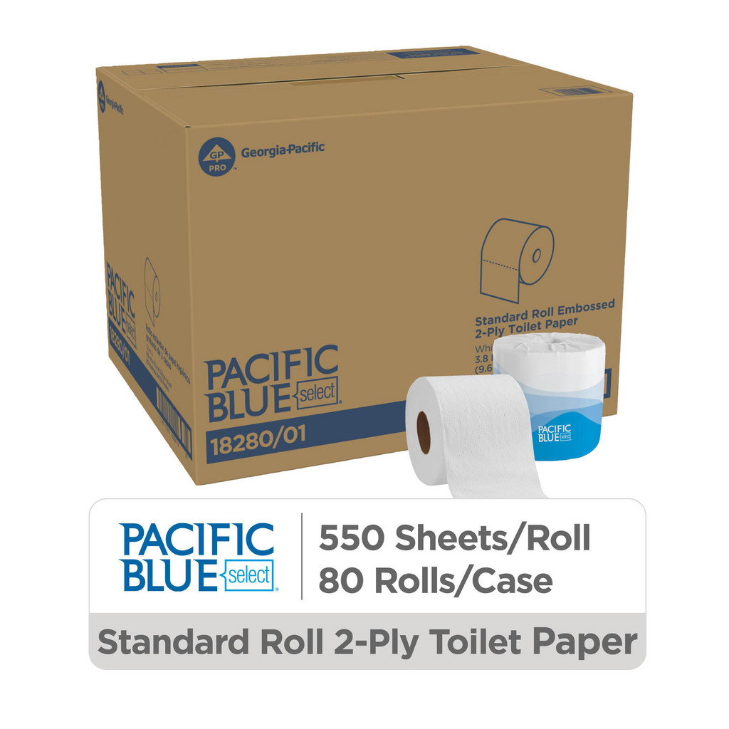 Georgia Pacific - Pacific Blue Select Standard Roll Embossed 2-Ply ...