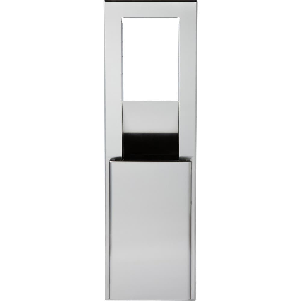 Enmotion And Pacific Blue Ultra Recessed Trash Receptacle For 12" Cavities, Stainless
