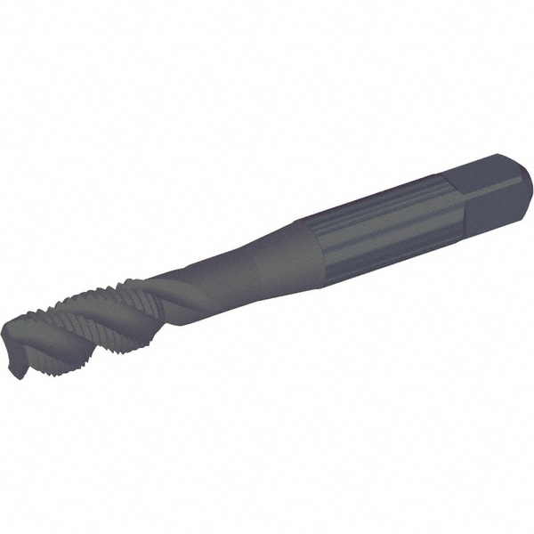 Kennametal 5443914 Spiral Flute Tap: M10 x 1.25, 3 Flute, Bottoming, Vanadium High Speed Steel, Oxide Finish Image