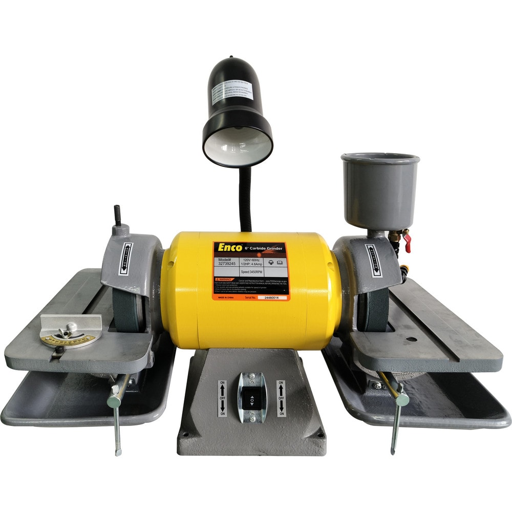 Carbide Grinder: 6" Wheel Dia, 120V, 1 Phase