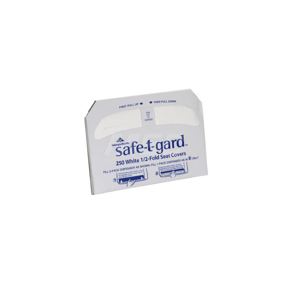 Pacific Pacific Blue Select 1/2Fold Toilet Seat Cover, White