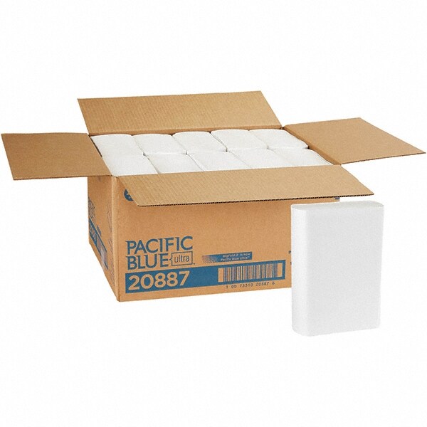 Paper Towels: C-Fold, 10 Rolls, 1 Ply, White