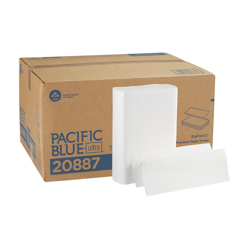Pacific Blue Ultra Bigfold Z Premium Paper Towels, White