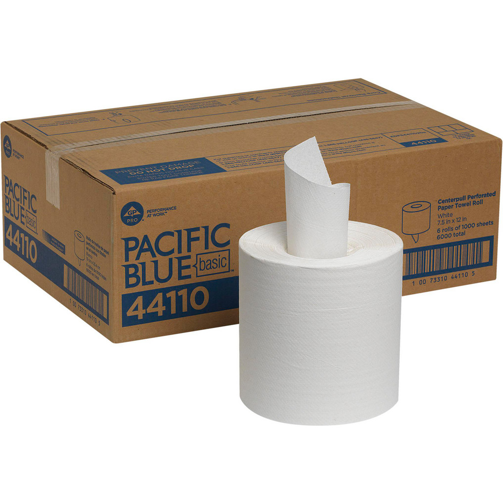 Georgia Pacific - Pacific Blue Basic Centerpull Perforated Paper Towels ...