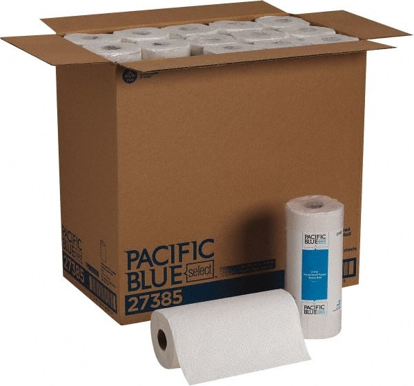 GEORGIA PACIFIC 27385 Paper Towels: Hard Roll, 30 Rolls, Roll, 2 Ply, White 