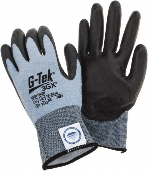 PIP G-Tek CR Cut-Resistant Glass Gloves with Polyurethane Grip