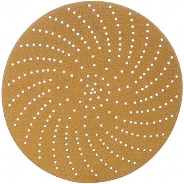 Hook & Loop Disc: 5" Disc Dia, 180 Grit, Coated, Aluminum Oxide