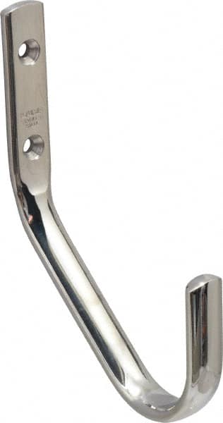 Storage Hook: 3-5/32" Projection, Stainless Steel