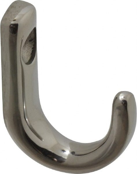 Storage Hook: 7/8" Projection, Stainless Steel
